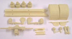 KFS 1/24 SCANIA 氣懸避震器組 6X4 驅